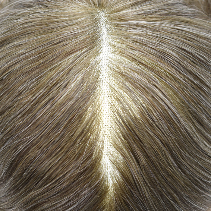 LYRICAL HAIR Hair System for Mens Hair Piece Monofilament with PU Coated Toupee Folded Lace Front Natural Hairline Mens Toupee