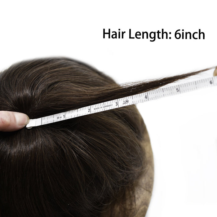 LYRICAL HAIR System For Men Human Hair Swiss Super Welded Lace wIith Poly Natural Hairline Bleached  Knots Toupee for Men