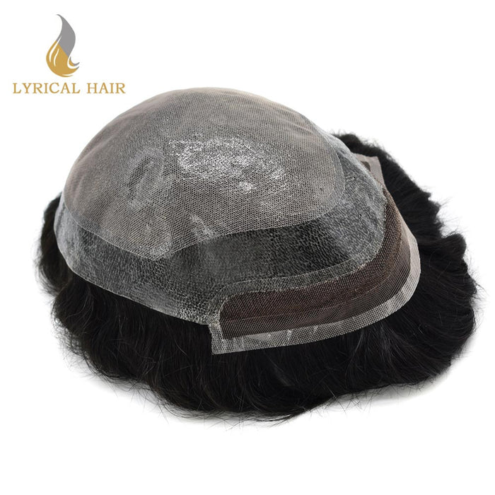 lace front skin mens toupee