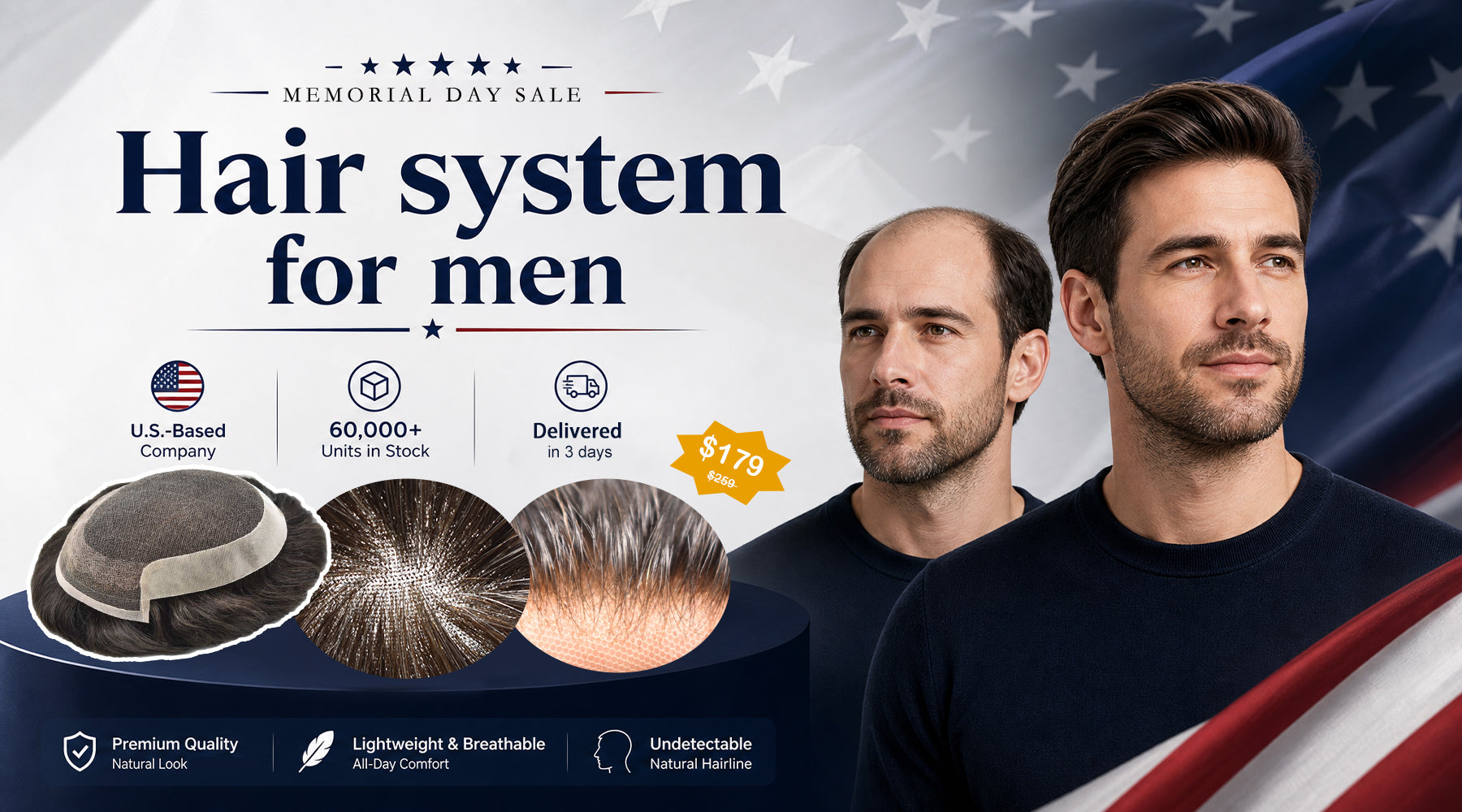 How to Pick Natural-Looking Men’s Hair System for Daily Wear