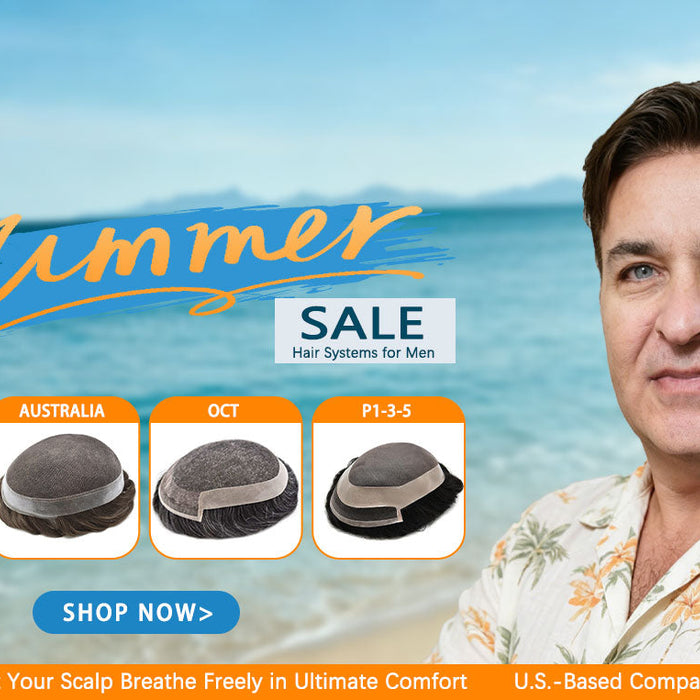 Lyrical Hair Men Toupee — Great for Daily Commuting and Office Work
