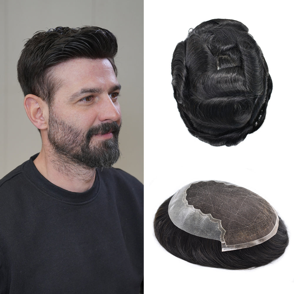 Lyrical Hair Men Toupee — Ideal for Part-Time and Side Hustle Offline Scenes
