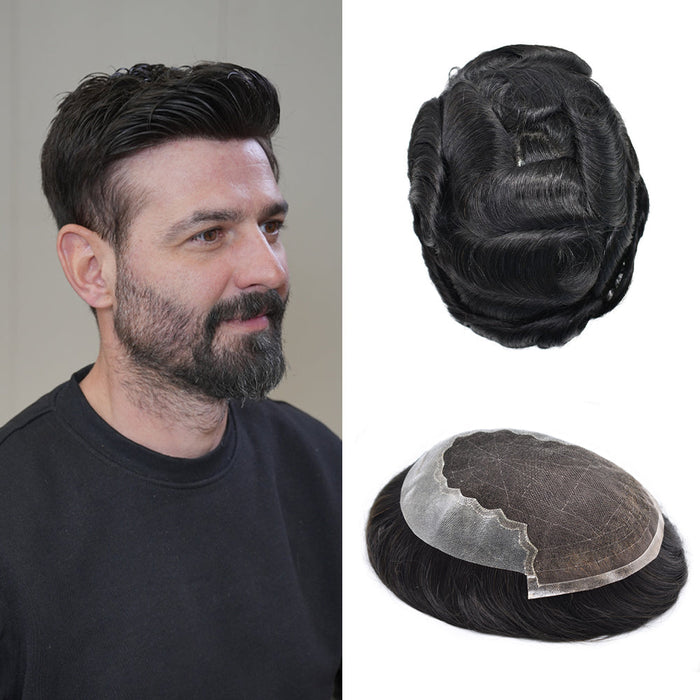 Lyrical Hair Men Toupee — Ideal for Offline Training and Lecture Attendance