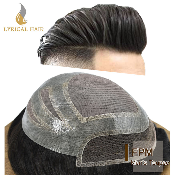 Men hair systems|Fine Mono lace toupee