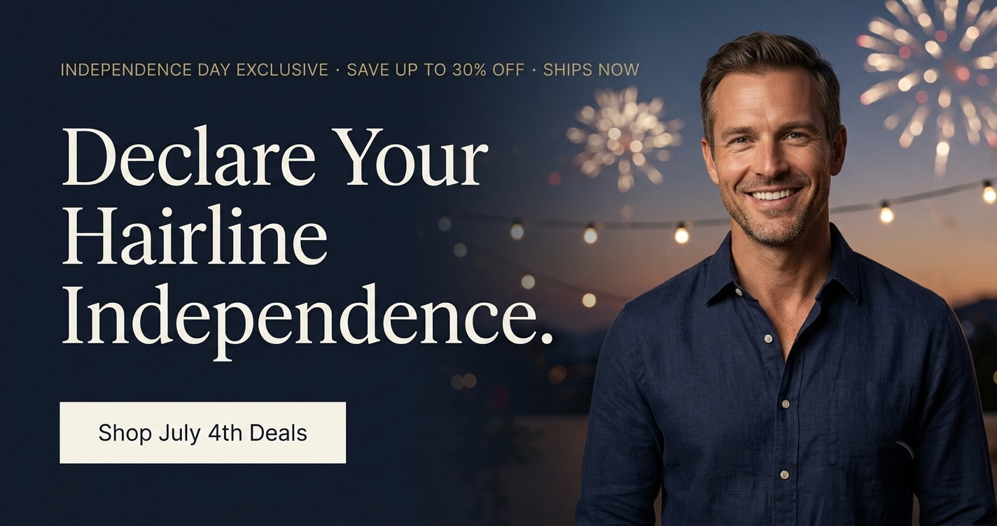 Lyrical Hair Mens Toupee – High-Quality Handmade Hair System for Full-Scenario Use
