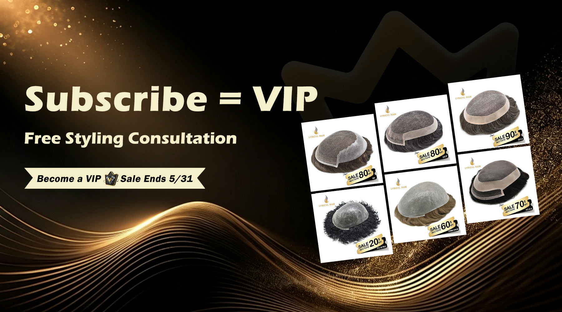 Lyrical Hair Men Toupee — Convenient for Business Trips and Business Visits