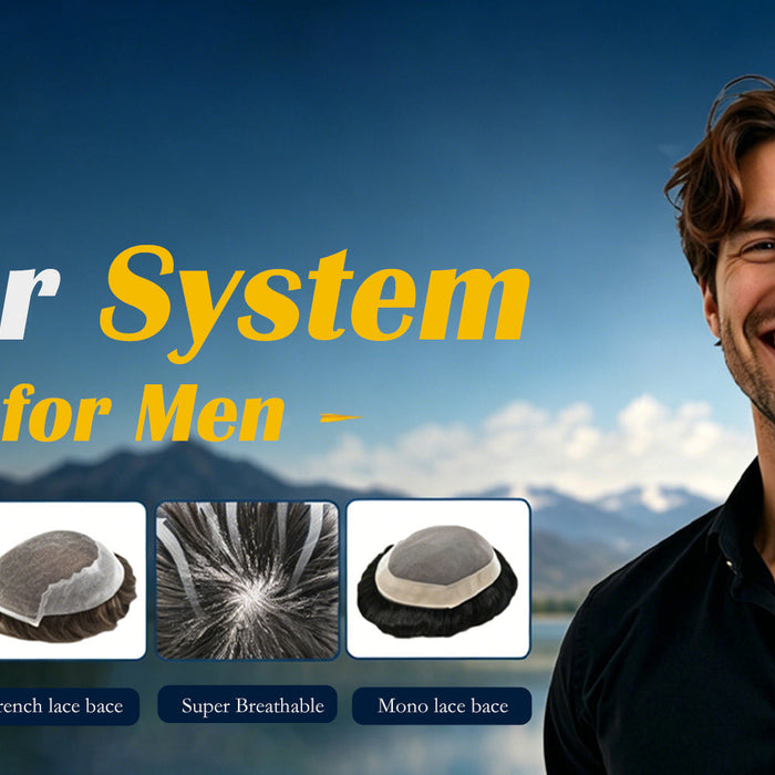 Lyrical Hair Men Toupee — Ideal for Business Dinner and Casual Drinking Gatherings