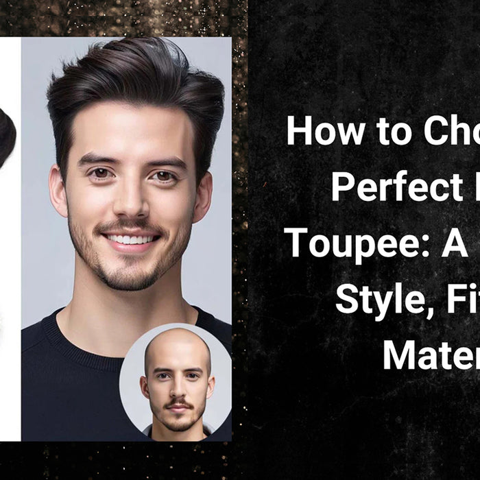 How to Choose the Perfect Men’s Toupee: A Comprehensive Guide to Style, Fit, and Material