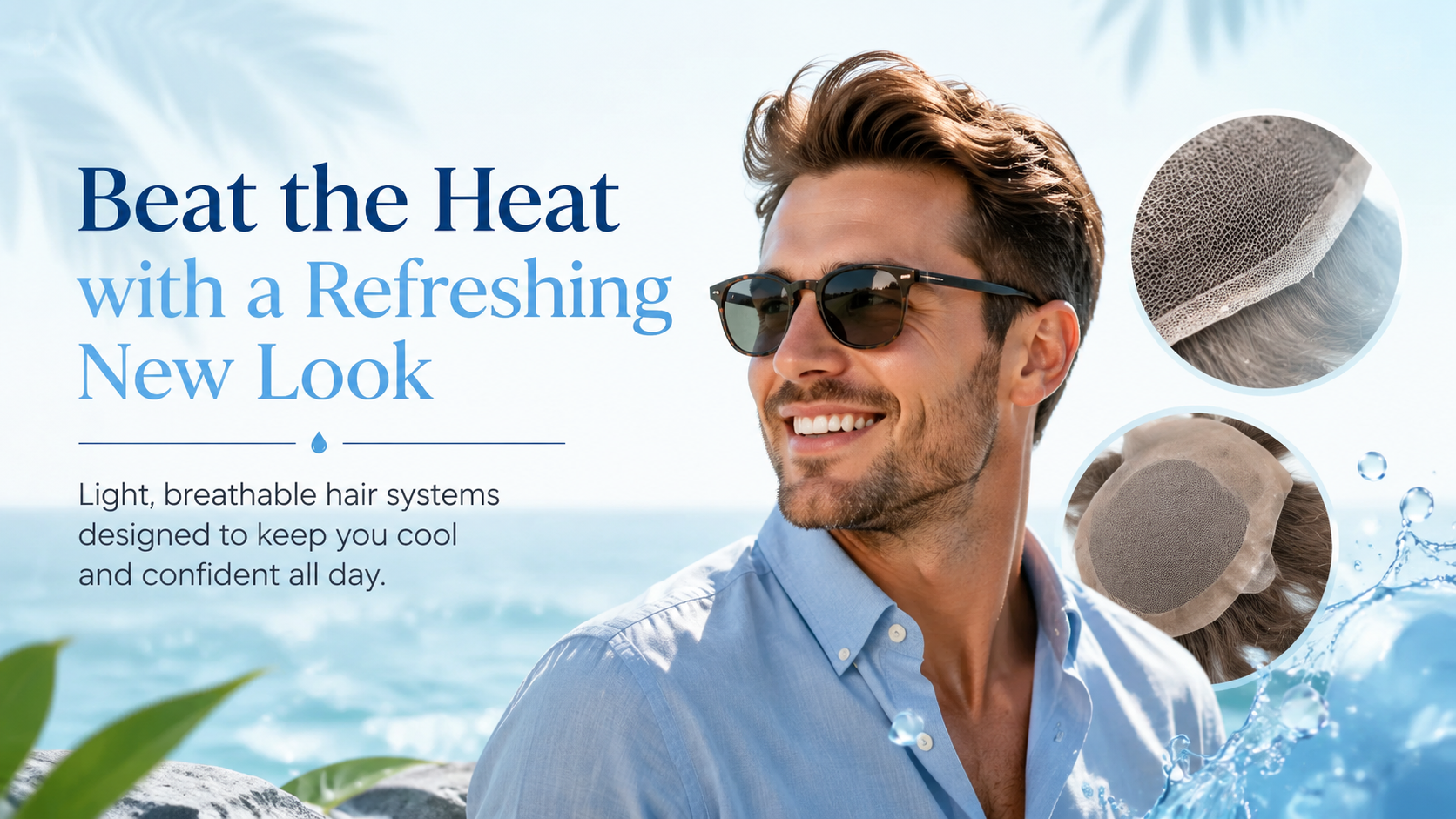 All-Scenario Upgrade With Lyrical Hair Premium Durable Mens Hair System