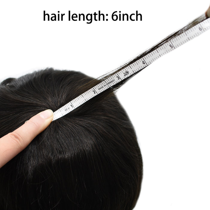 Mens Hair System Fine Monofilament Front Mens Human Hair Toupee Non-Surgical Hair Replacement For Mens Hairpiece