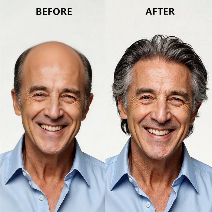 LYRICAL HAIR US Stock French Lace Hair System for Men PU Coated Mens Hairpiece Center Lace Human Toupee for Men|Gray