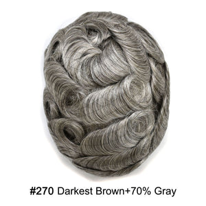 #270 Darkest Brown+70% Gray