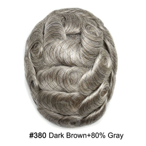 #380 Dark Brown+80% Gray