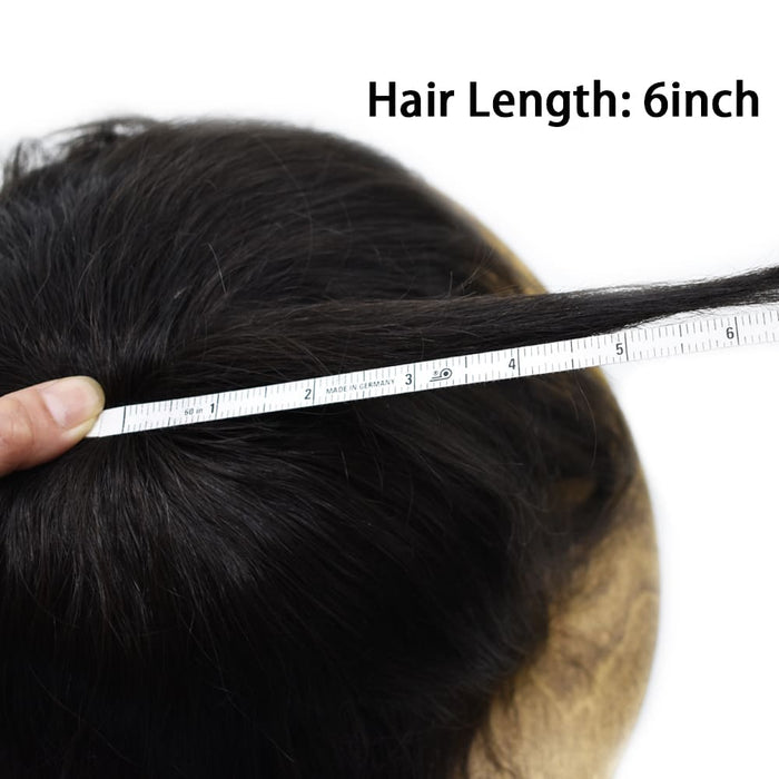 Full Korea Lace Mens Toupee Soft Human Hair Systems Natural Hairline Non Surgical Men Hair Piece