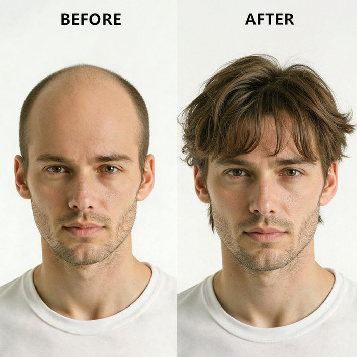 LYRICAL HAIR Hair System for Mens Hair Piece US STOCK Monofilament with PU Coating(NPU) Toupee Folded Lace Front Natural Hairline Mens Toupee|Brown