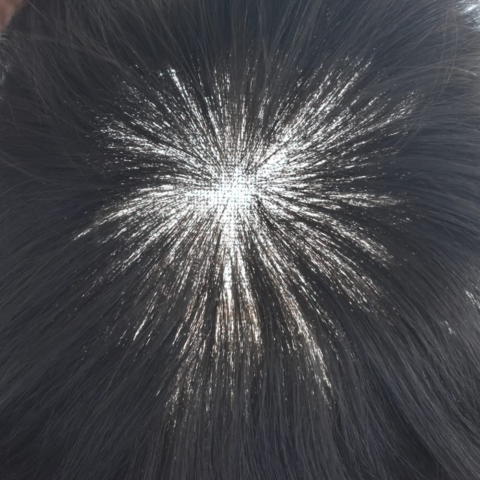 LYRICAL HAIR French Lace With PU Hair System For Men Natural Hairline Bleached  Knots Toupee for Men